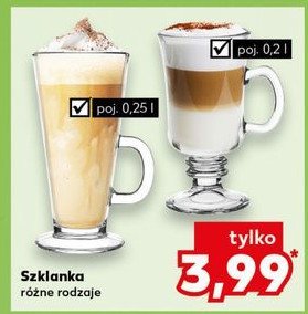 Szklanka 200 ml promocja