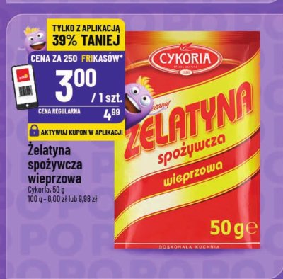 Żelatyna spożywcza wieprzowa Cykoria promocja w POLOmarket