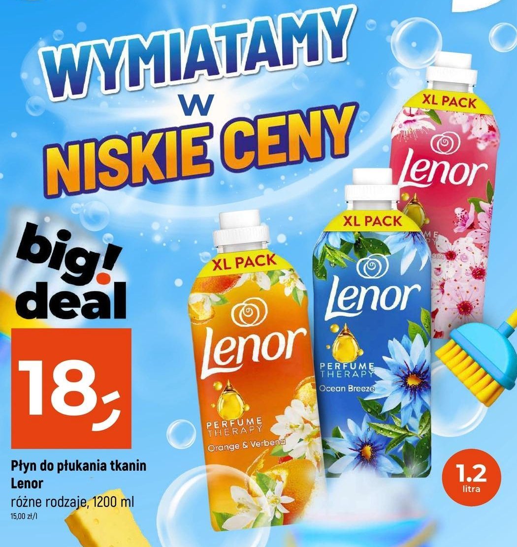 Płyn do płukania cherry blossom & sage Lenor promocja w Dealz