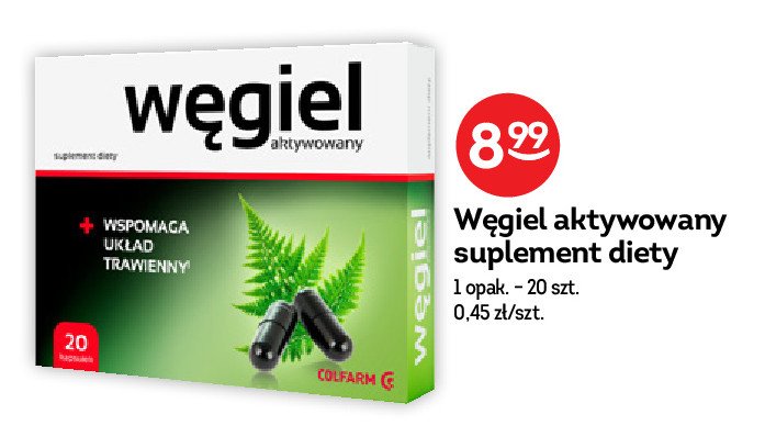 Węgiel aktywowany Colfarm promocja