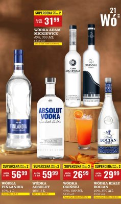 Wódka Biały Bocian 40% promocja w Biedronka