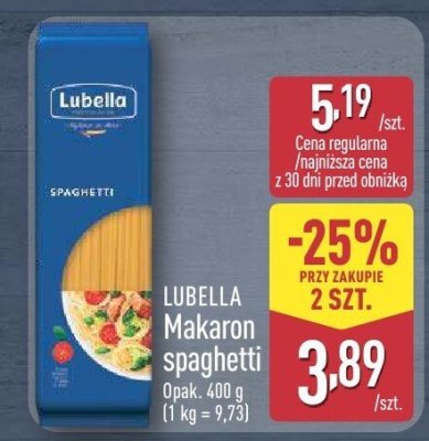 Makaron spaghetti promocja w Aldi