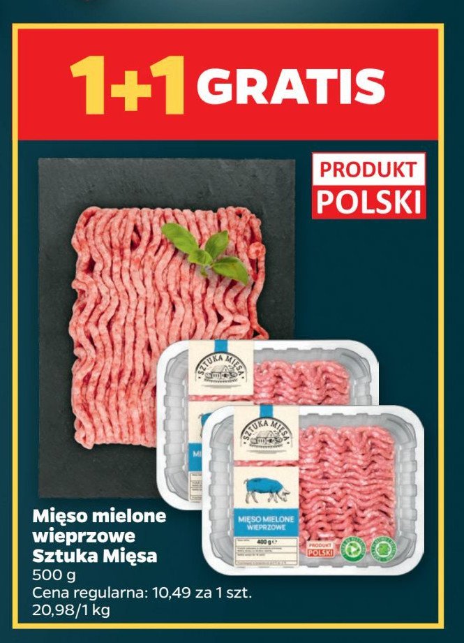 Mięso mielone wieprzowe z łopatki promocja