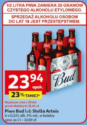 Piwo promocja w Auchan