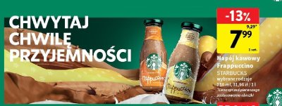 Napój kawowy Frappuccino Starbucks promocja w Intermarche