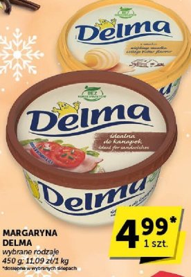 Margaryna Delma wybrane rodzaje promocja w Euro Sklep