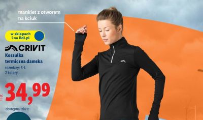 Koszulka termiczna damska  promocja w Lidl