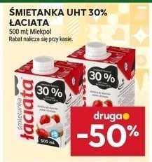 Śmietanka UHT 30% Łaciate promocja w Stokrotka