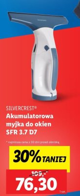 Myjka akumulatorowa do okien 3.7v Silvercrest promocja