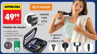 Pistolet do masażu HYKKER promocja w Biedronka