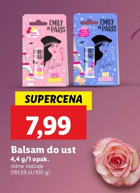 Balsam do ust emily w paryżu promocja w Lidl