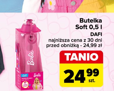 Butelka soft barbie 500 ml Dafi promocja w Carrefour