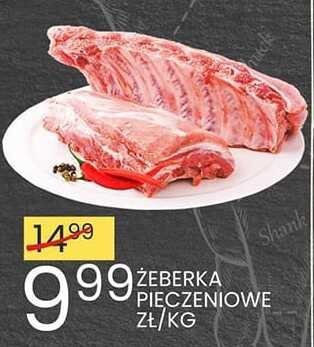 Żeberka pieczenionowe zł/kg promocja w Wafelek