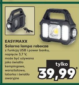 Lampa solarna robocza Easymaxx promocja