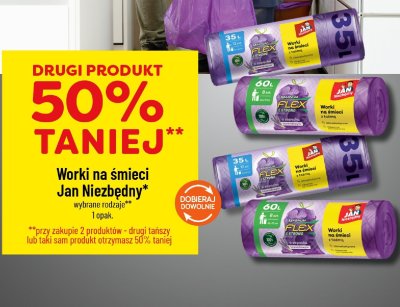 Worki na śmieci Flex Strong 60L promocja w POLOmarket