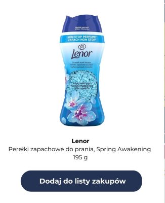 Perełki zapachowe do prania Spring Awakening promocja w Rossmann