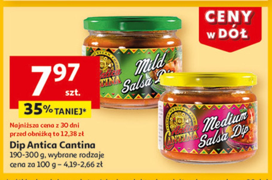 Dip medium salsa Antica cantina promocja w Auchan