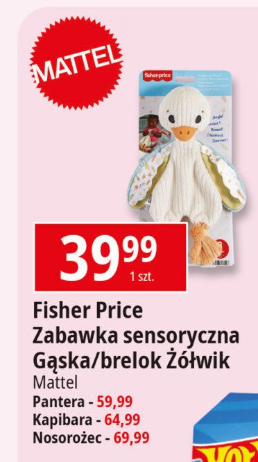 Zabawka sensoryczna gąska Fisher-price promocja w Leclerc