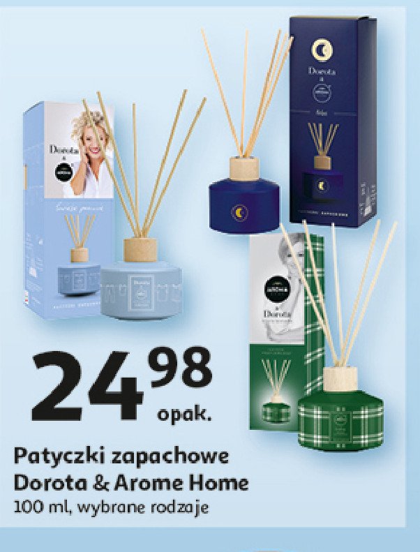 Patyczki zapachowe czysta przyjemność Aroma home & dorota promocja