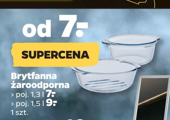 Brytfanna żaroodporna poj. 1.3 l promocja