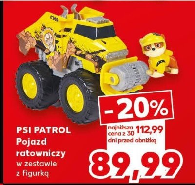 Pojazd PSI PATROL w zestawie z figurką promocja w Kaufland