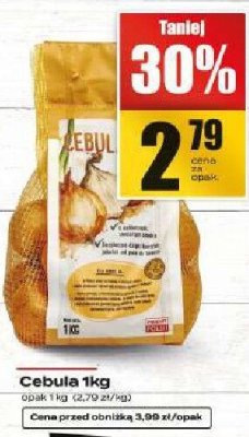 Cebula 1kg promocja w Supeco