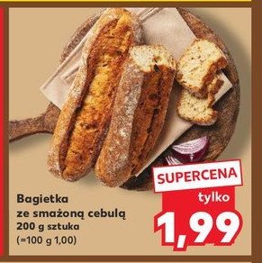 Bagietka ze smażoną cebulą promocja