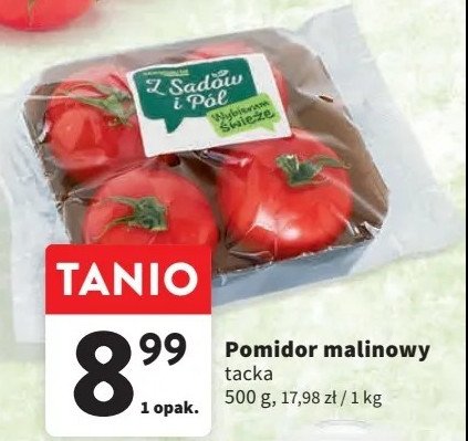 Pomidory malinowe Z sadów i pól promocja
