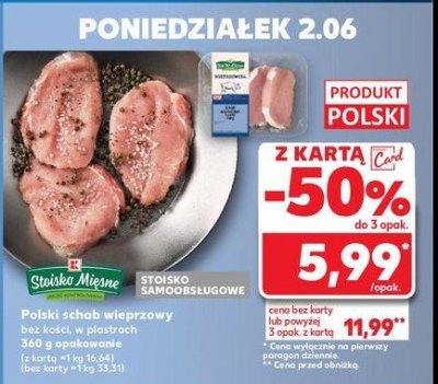 Schab wieprzowy plastry qafp Stoisko mi臋sne promocja