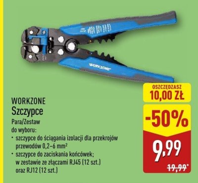 Szczypce WORKZONE Szczypce promocja w Aldi