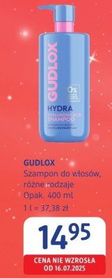 Szampon do włosów różne rodzaje GUDLOX Hydra promocja w Drogerie DM