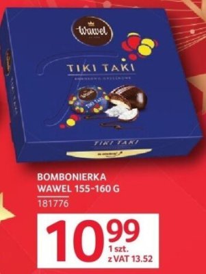 Czekolada Bombonierka Wawel 155-160 g różne rodzaje promocja w Selgros