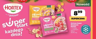 Gotowe Super Śniadanie Hortex z mango i malinami promocja w Netto