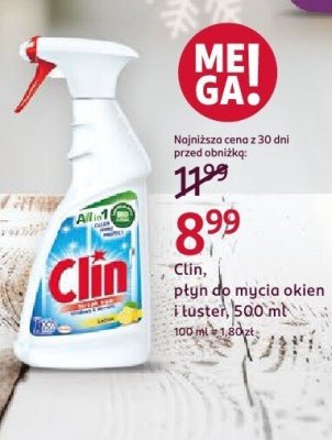Płyn do mycia okien i luster, 500 ml promocja w Rossmann