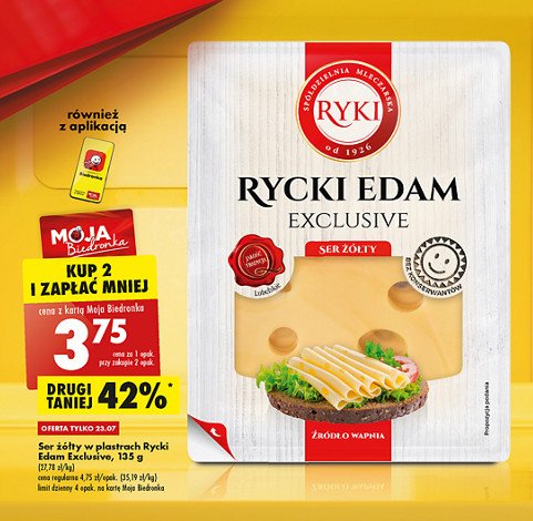 Ser rycki edam exclusive Ryki promocje