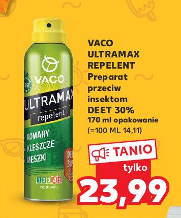 Preparat przeciw insektom Vaco ultramax repelent promocja