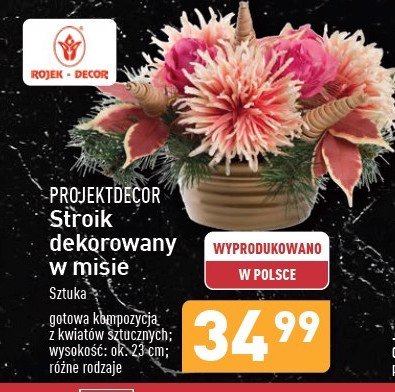 Stroik w misie wys. 23 cm Projektdecor promocja