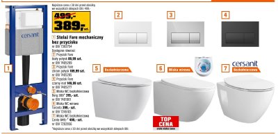 Miska WC bezkołnierzowa Canta promocja w OBI