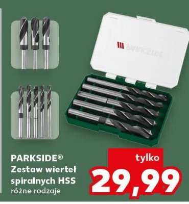 Zestaw wierteł spiralnych HSS różne rodzaje PARKSIDE promocja w Kaufland