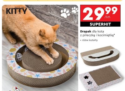 Drapak dla kota z piłeczką i kocimiętką Kitty promocja