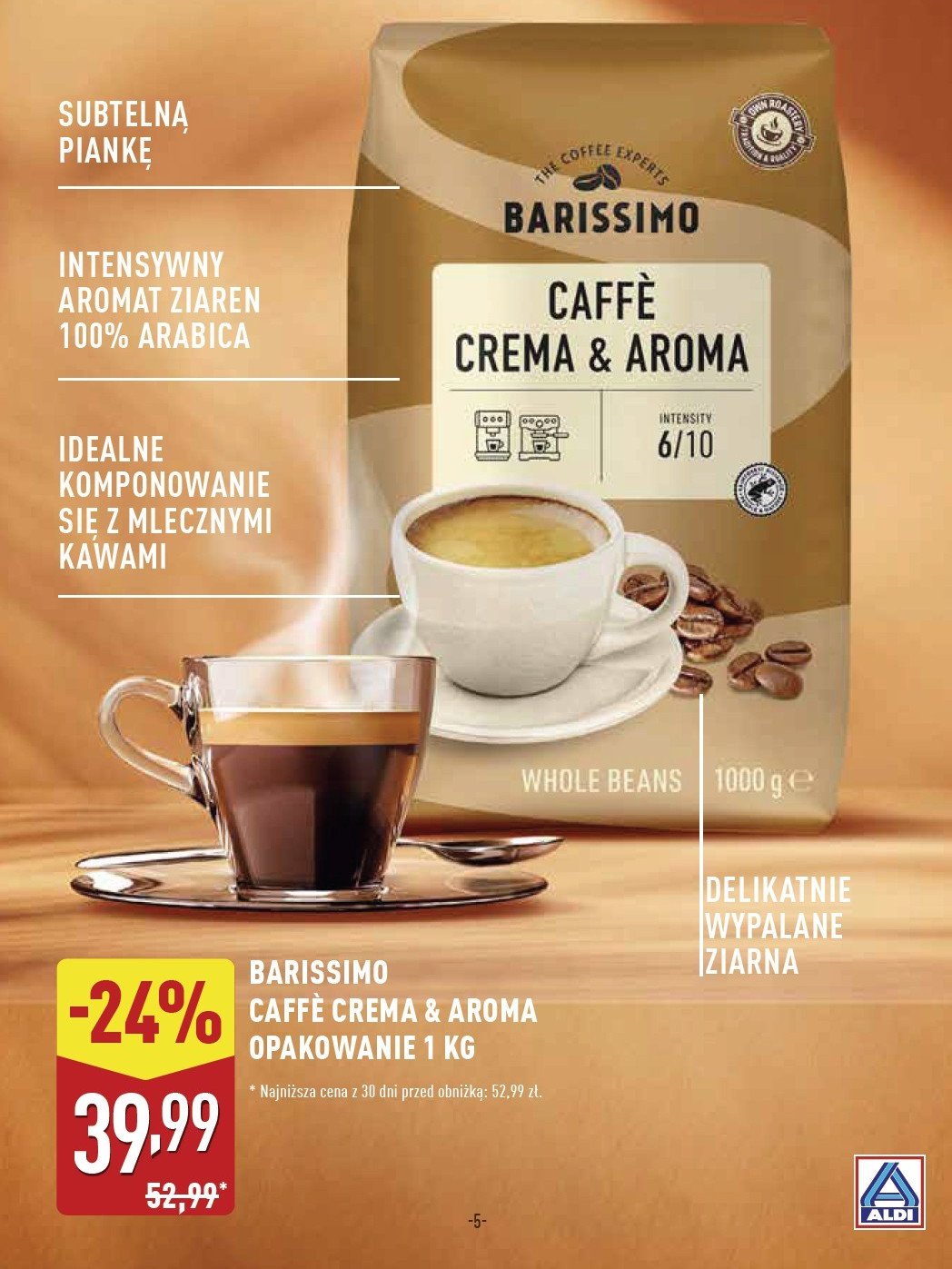 Kawa Barissimo caffe crema&aroma promocja