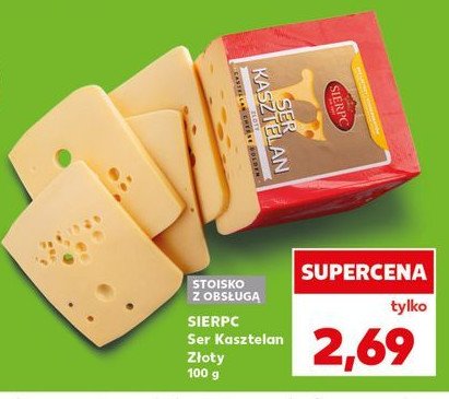 Ser kasztelan złoty Sierpc promocja w Kaufland