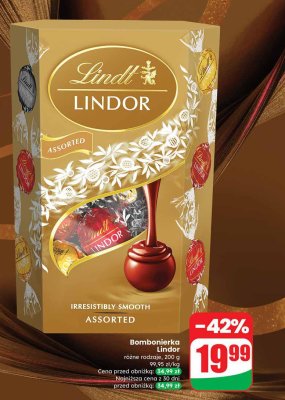 Bombonierka Lindor Assorted promocja w Dino