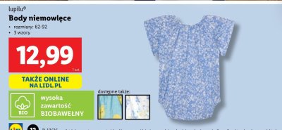 Body niemowlęce 62-92 Lupilu promocja