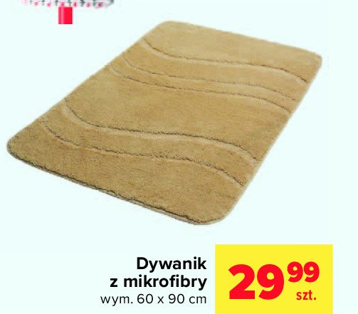 Dywanik z mikrofibry 60 x 90 cm promocja