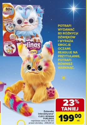 Zabawka interaktywna CLEO I ROWAN  promocja w Carrefour