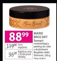 Peeling do ciała rozświętlający Marie brocart promocja