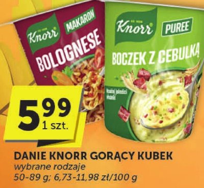 Danie Knorr Gorący Kubek wybrane rodzaje 50-89 g promocja w ABC