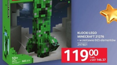 Klocki LEGO Minecraft 21276 promocja w Selgros