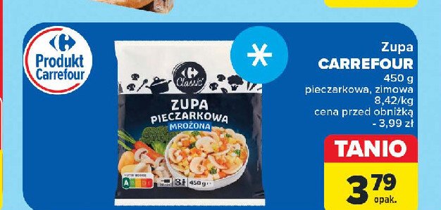 Zupa pieczarkowa Carrefour classic promocja w Carrefour Market